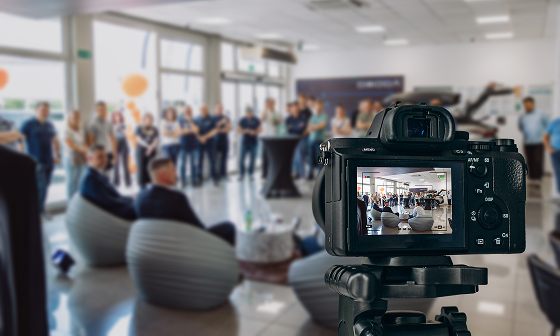 Photo and video production event shoot