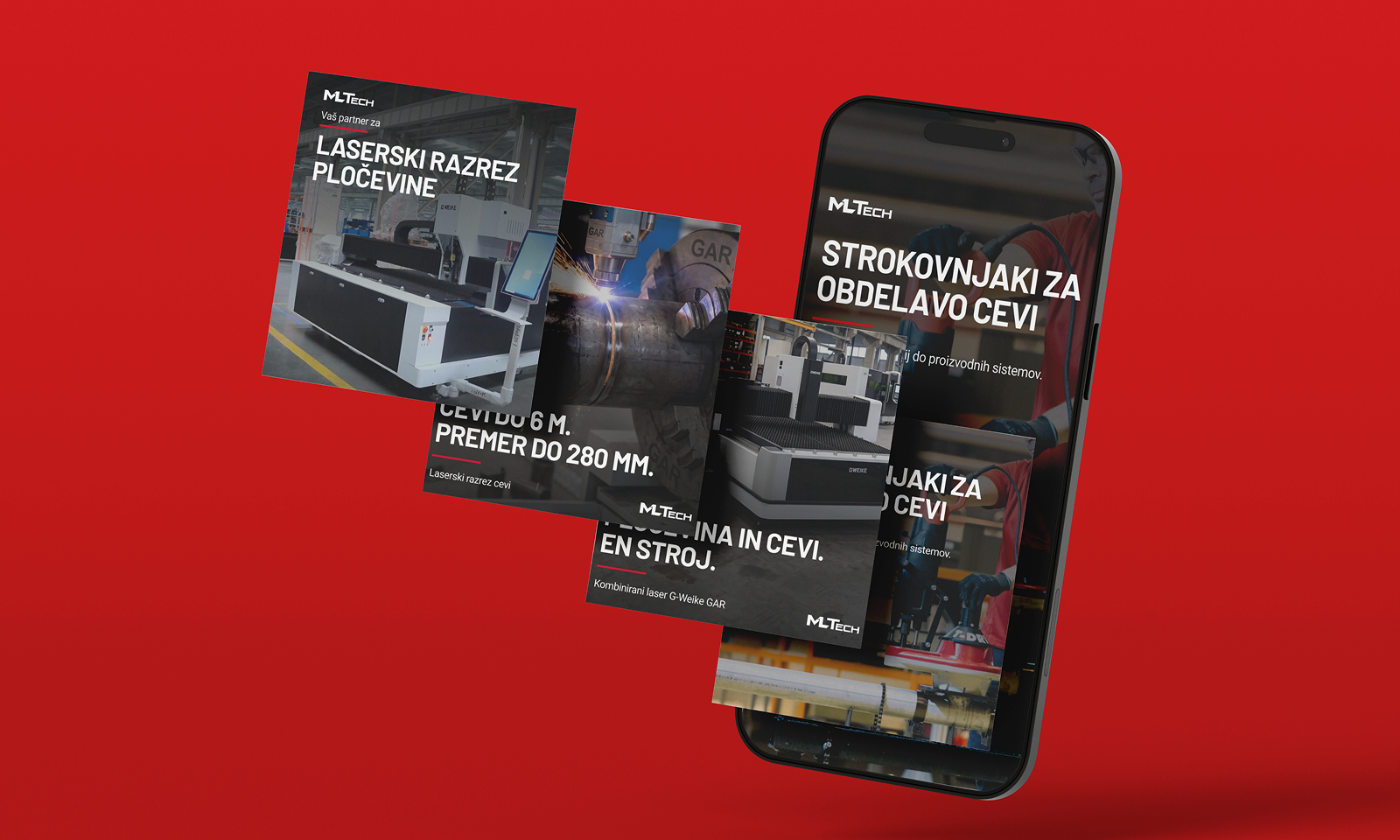 Client MLTech: B2B advertising, channel strategy and organic posts